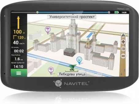 Навигатор Автомобильный GPS Navitel G500 5" 480x272 4Gb Microsdhc серый Navitel Навигатор Автомобильный GPS Navitel G500 5" 480x272 4Gb Microsdhc серый Navitel