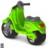 ОР502 Каталка-мотоцикл беговел Скутер цвет зеленый