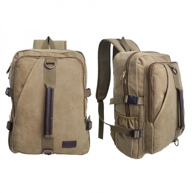 Рюкзак Sport -  23л -  В44*Ш32*Г14 ткань брезент -  доп. ручка -  цвет песочный