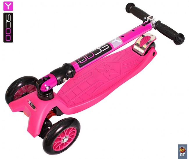 Самокат Y-Scoo 35 Maxi FIX Simple pink