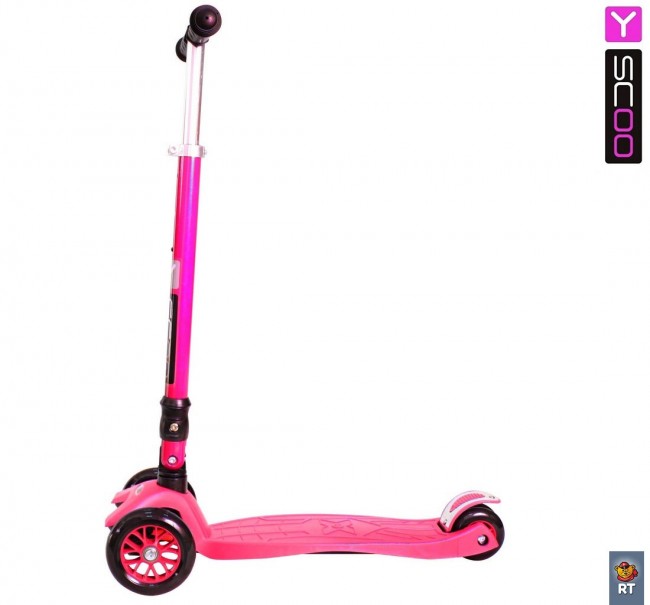 Самокат Y-Scoo 35 Maxi FIX Simple pink