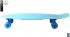 402E-B Скейтборд Y-Scoo Big Fishskateboard Glow 27&quot; винил 68,6х19 с сумкой Blue/blue