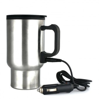 Термокружка 16 oz (480мл), 12В, автомобильная зарядка, металл (105-А) Термокружка 16 oz (480мл), 12В, автомобильная зарядка, металл (105-А)