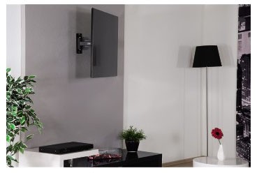 Кронштейн для телевизора Hama Fullmotion H-118631 черный 37"-65" макс. 35кг настенный поворот и наклон Кронштейн для телевизора Hama Fullmotion H-118631 черный 37"-65" макс. 35кг настенный поворот и наклон