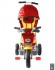 Л001 3-х колесный велосипед Galaxy Лучик с капюшоном красный