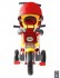 Л001 3-х колесный велосипед Galaxy Лучик с капюшоном красный