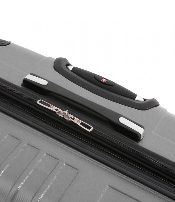 Чемодан Wenger Ridge - цвет серебристый - АБС-пластик - 42х28х65 см - 60л Чемодан Wenger Ridge - цвет серебристый - АБС-пластик - 42х28х65 см - 60л