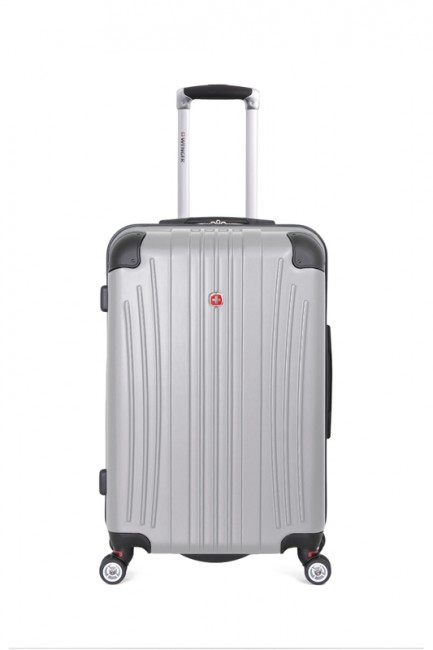 Чемодан Wenger Ridge - цвет серебристый - АБС-пластик - 42х28х65 см - 60л Чемодан Wenger Ridge - цвет серебристый - АБС-пластик - 42х28х65 см - 60л
