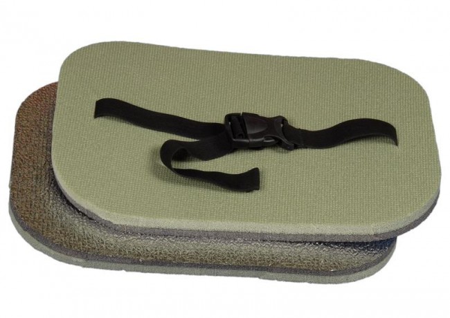 Коврик Юрим сидушка, 19 мм (350*240 мм) на поясе с пряжкой, фольга (арт. 8192 )