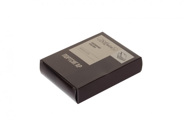 Портсигар S. Quire, сталь+искусственная кожа, коричневый цвет с рисунком, 74*115*18 мм Портсигар S. Quire, сталь+искусственная кожа, коричневый цвет с рисунком, 74*115*18 мм