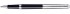 Роллерная ручка Waterman Hemisphere Deluxe Black CT. Корпус - лак