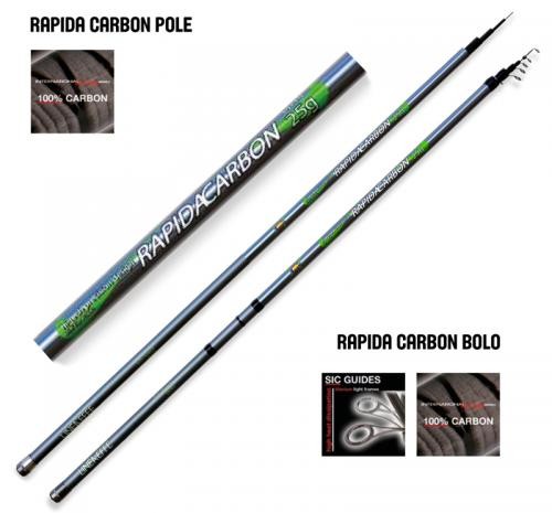Удилище Linea Effe Rapida Carbon Pole 4,00м., - вес 164гр., до 25гр., б/к. (В) Удилище Linea Effe Rapida Carbon Pole 4,00м., - вес 164гр., до 25гр., б/к. (В)