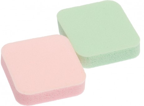 Губка Dewal Beauty для нанесения макияжа цветная, 35 x 35 x 10 мм, 2 шт./упак. Губка Dewal Beauty для нанесения макияжа цветная, 35 x 35 x 10 мм, 2 шт./упак.