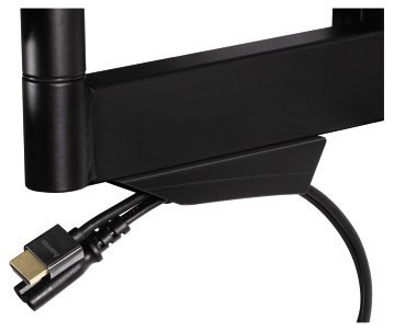 Кронштейн для телевизора Hama Fullmotion H-118620 черный 37"-65" макс. 35кг настенный поворот и наклон