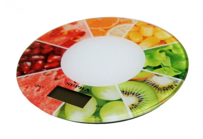 Весы кухонные электронные Supra BSS-4603 макс. вес:5кг белый/ягоды Весы кухонные электронные Supra BSS-4603 макс. вес:5кг белый/ягоды