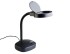 Лупа-лампа настольная Veber 3D/8D, 1,75х/3x, 86/21 мм, с подсветкой, черная