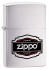 Зажигалка Zippo 200 Vintage Zippo с покрытием Brushed Chrome, латунь/сталь, серебристая, 36x12x56 мм