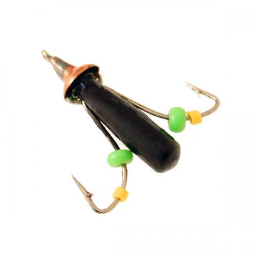 Мормышка вольфрамовая Жук, 2 плав. кр. - d2мм (25 шт./уп.)