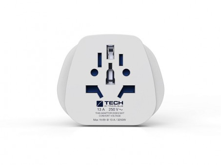 Сетевой адаптер-переходник Travel Blue World-to-EU, цвет белый