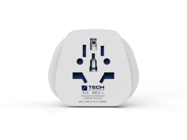 Сетевой адаптер-переходник Travel Blue World-to-EU, цвет белый