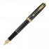 Перьевая ручка Parker Sonnet, цвет - темно-серый/золото, перо - золото 18К
