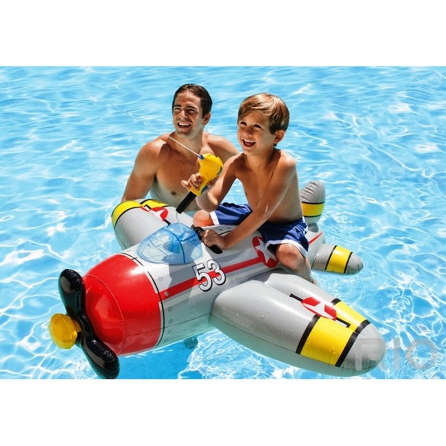 Плотик Самолет 132х130см, 2 цвета, от 3-х лет