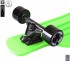 408-G Скейтборд Y-Scoo Longboard Shark TIR 31&quot; пластик 79х22 с сумкой Green/black