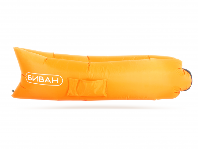 Надувной диван Биван оригинальный, цвет оранжевый Надувной диван Биван оригинальный, цвет оранжевый