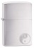 Зажигалка Zippo 200 Yin Yang с покрытием Brushed Chrome, латунь/сталь, серебристая, 36x12x56 мм
