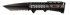Нож складной Stinger, 90 мм (черн.), рукоять: сталь/алюмин./пласт. (черн.), с клипом, коробка картон