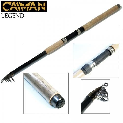 Спиннинг Caiman Legend Tele Spin 3,6м. - 10-30г, карбон Спиннинг Caiman Legend Tele Spin 3,6м. - 10-30г, карбон