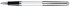 Роллерная ручка Waterman Hemisphere Deluxe White CT. Детали дизайна: никеле-палладиевое покрытие