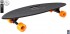 409-B Скейтборд Y-Scoo Longboard Shark с ручкой 31&quot; пластик 79х22 с сумкой Black/orange