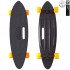 409-B Скейтборд Y-Scoo Longboard Shark с ручкой 31&quot; пластик 79х22 с сумкой Black/orange