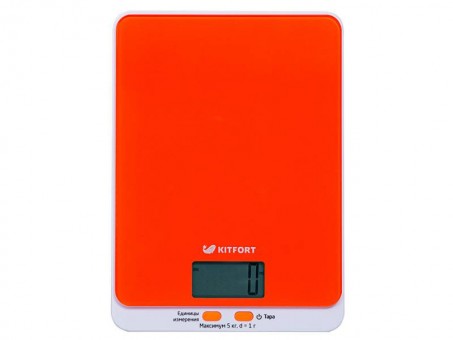 Весы кухонные электронные Kitfort KT-803-5 макс. вес:5кг оранжевый Весы кухонные электронные Kitfort KT-803-5 макс. вес:5кг оранжевый